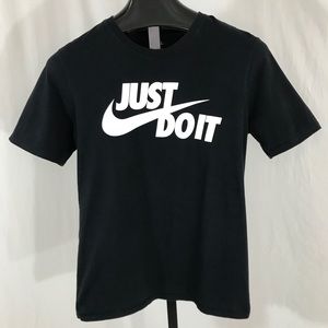 The Nike Tee -Black “Just Do It” T-Shirt Size Sm